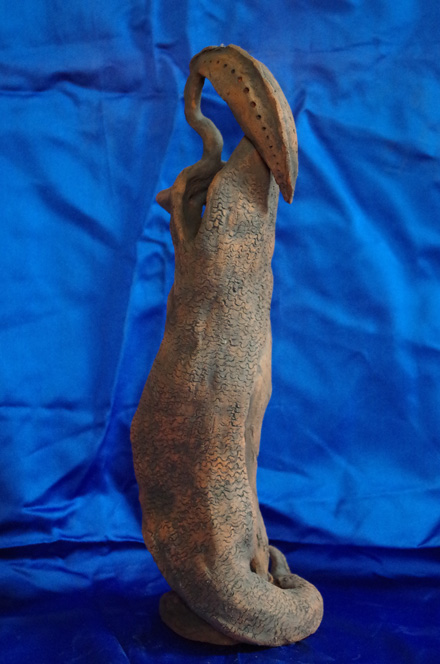 Echsenfrau in Keramik 3